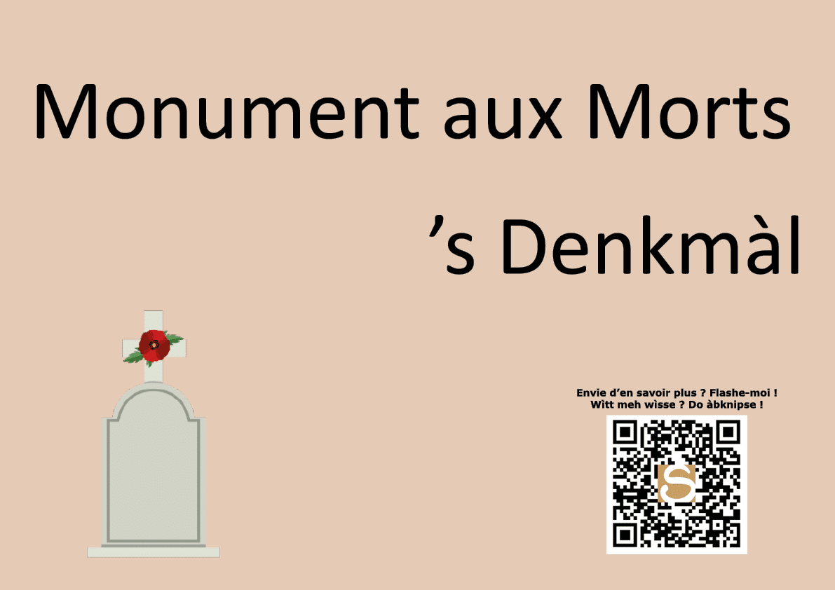 PLACE DU MONUMENT AUX MORTS / ‘S DENKMOL